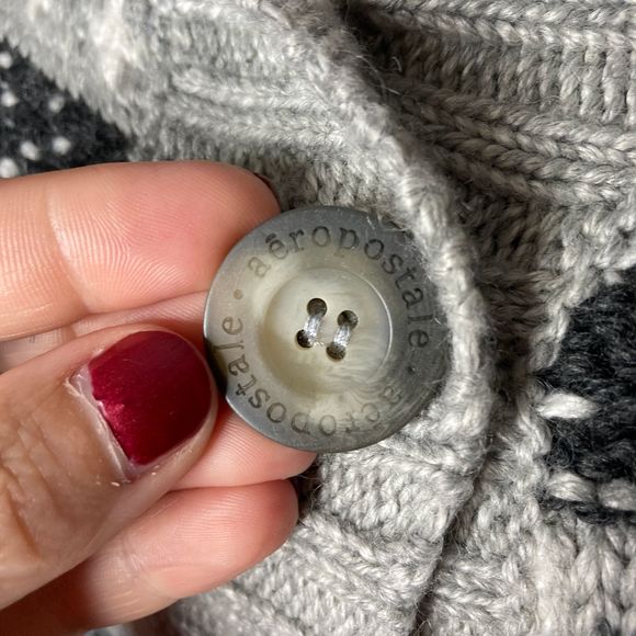 Aeropostale Button Down Cardigan - Picture 8 of 10